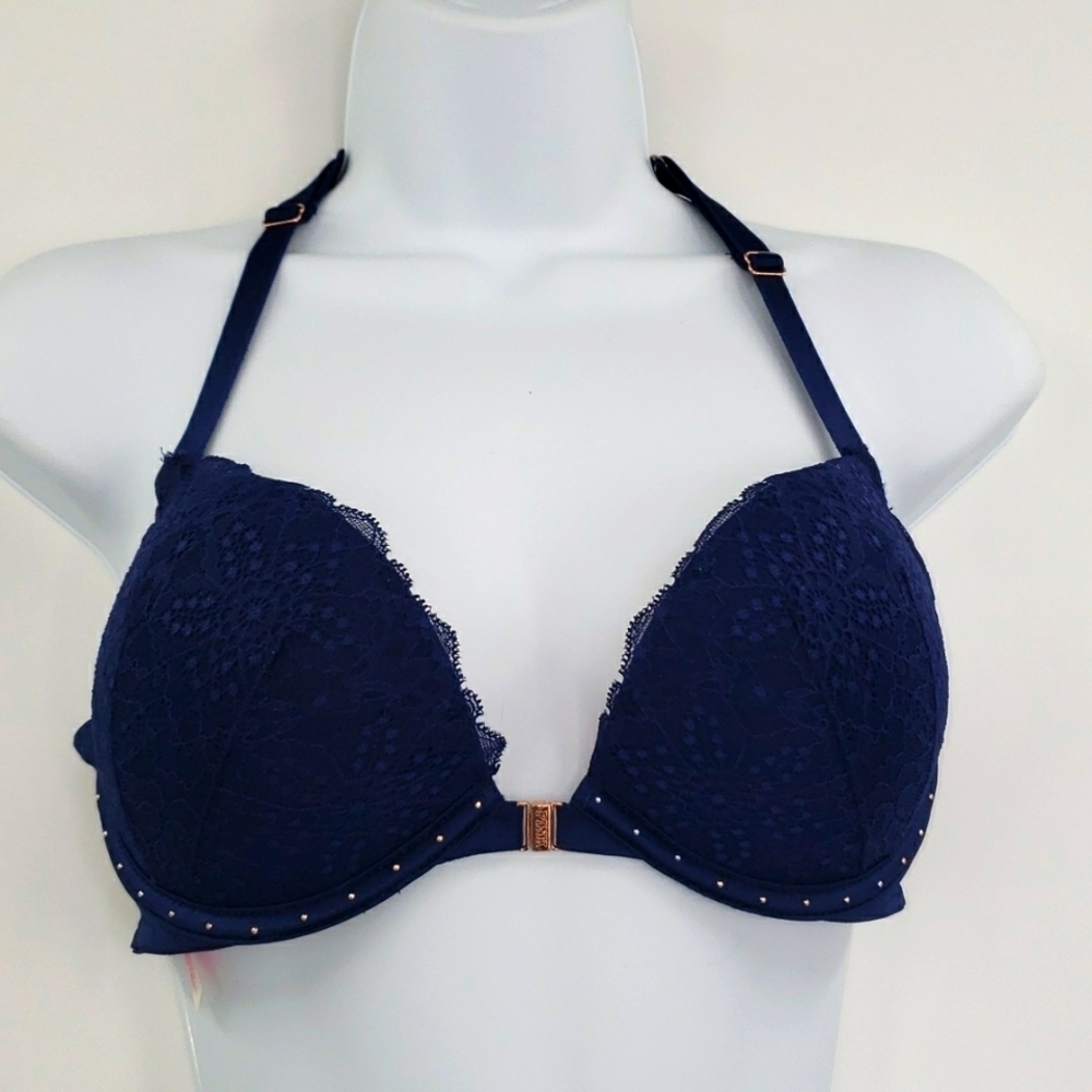 Victoria's Secret Pink Date Push Up Lace Bra‎